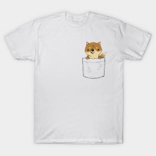 pocket shiba inu T-Shirt